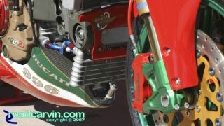 2001 996 SPS Detail: The attention to detail on this 2001 Ducati 996 SPS is stunning.